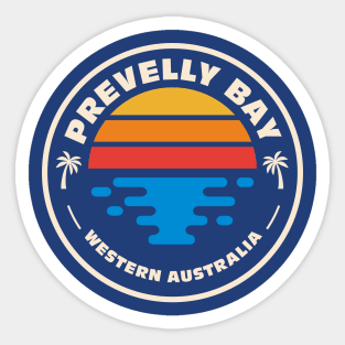 Retro Prevelly Bay Western Australia Vintage Beach Surf Emblem Sticker